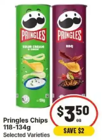 IGA Pringles Chips Selected Varieties offer