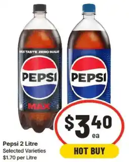 IGA Pepsi Selected Varieties offer