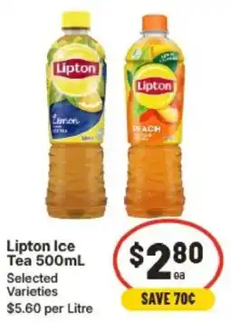 IGA Lipton Ice Tea Selected Varieties offer