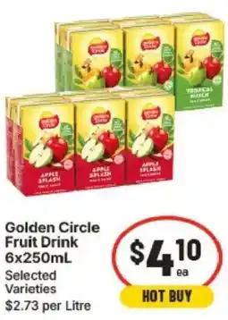 IGA Golden Circle Fruit Drink offer