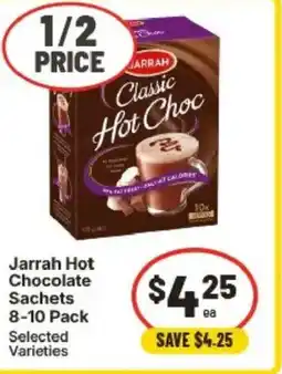 IGA Jarrah Hot Chocolate Sachets offer