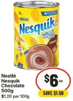 IGA Nestlé Nesquik Chocolate offer