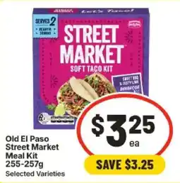 IGA Old El Paso Street Market Meal Kit offer