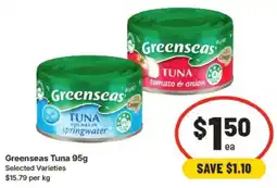 IGA Greenseas Tuna offer