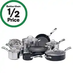 Woolworths Raco Kitchen Essentials Nonstick/Stainless Steel Induction 9 Piece Cookware Set offer