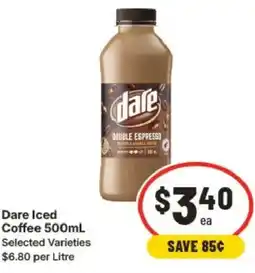 IGA Dare Iced Coffee Selected Varieties offer
