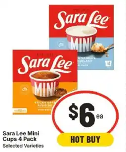 IGA Sara Lee Mini Cups offer