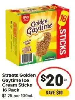 IGA Streets Golden Gaytime Ice Cream Sticks offer