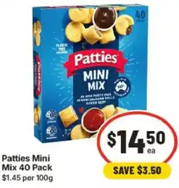 IGA Patties Mini Mix offer