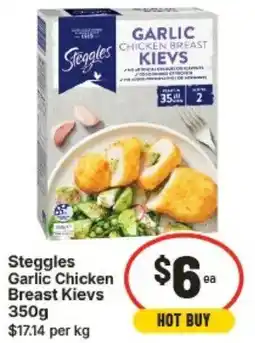 IGA Steggles Garlic Chicken Breast Kievs offer