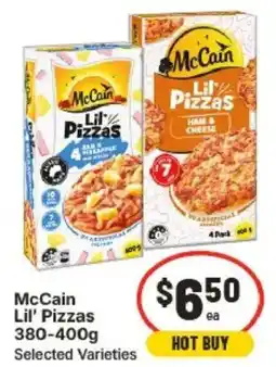 IGA McCain Lil' Pizzas offer