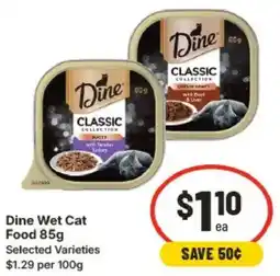 IGA Dine Wet Cat Food offer