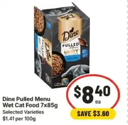 IGA Dine Pulled Menu Wet Cat Food offer