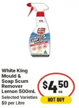IGA White King Mould & Soap Scum Remover Lemon offer