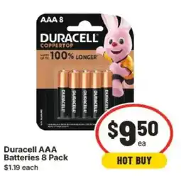 IGA Duracell AAA Batteries offer