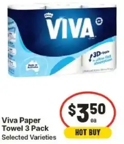 IGA Viva Paper Towel Selected Varieties offer