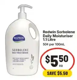 IGA Redwin Sorbolene Daily Moisturiser offer