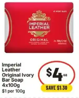 IGA Imperial Leather Original Ivory Bar Soap offer