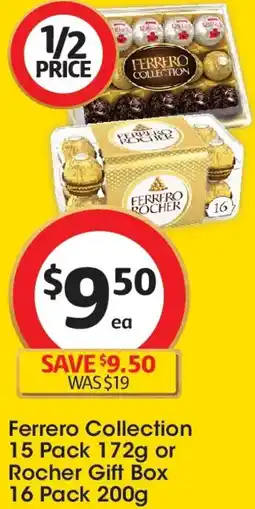 Coles Ferrero Collection or Rocher Gift Box offer
