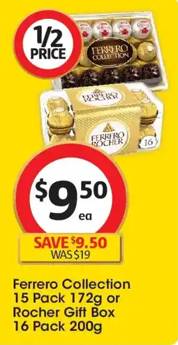 Coles Ferrero collection rocher raffaello rondnoir chocolate gift box offer