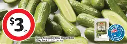 Coles Coles Baby Cucumbers offer