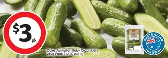 Coles Baby Cucumbers