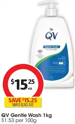Coles QV Gentle Wash offer