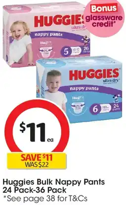 Coles Huggies Nappy Pants offer