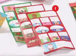 Coles Sticker Gift Tags offer