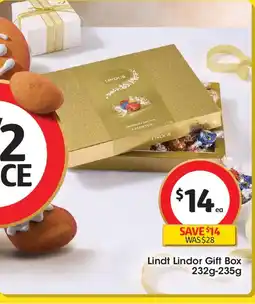 Coles Lindt Lindor Assorted Chocolate Balls Gift Box offer