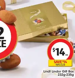 Coles Lindt Lindor Gift Box offer