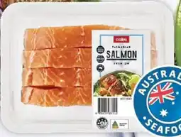 Coles Coles Tasmanian Salmon Portions Skin On offer