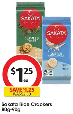 Coles Sakata Rice Crackers offer