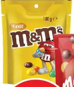 Coles M&M's Peanut Milk Chocolate Snack & Share Bag offer