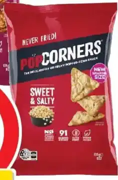 Coles Popcorners Popcorn Chips Share Pack Sweet & Salty offer