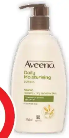 Coles Aveeno Daily Moisturising Non-Greasy Fragrance Free Body Lotion offer