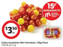 Coles Coles Mini Tomatoes offer