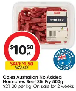 Coles Coles Beef Stir Fry offer
