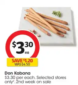 Coles Don Kabana From The Deli offer