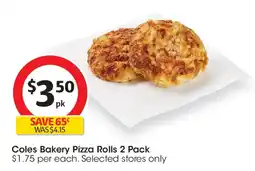 Coles Coles Bakery Bbq Cheese And Bacon Pizza Roll offer