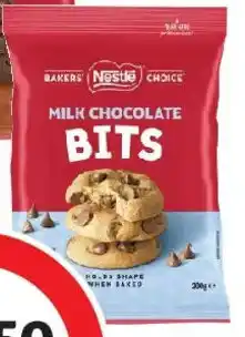 Coles Nestle Bakers' Choice Baking Milk Chocolate Bits offer