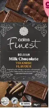 Coles Coles Finest Milk Chocolate Tiramisu With Speculoos offer