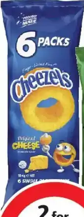 Coles Cheezels Cheese Chips Multipack Lunch Box School Snacks offer