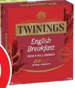 Coles Twinings English Breakfast Tea Bags offer