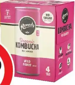 Coles Remedy Kombucha Wild Berry offer