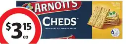 Coles Arnott's Cheds Crackers offer