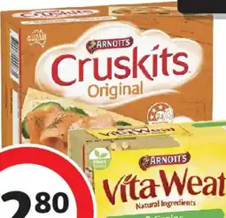 Coles Arnott's Cruskits Original Crispbread offer