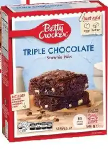 Coles Betty Crocker Triple Chocolate Fudge Brownie Mix offer