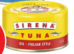 Coles Sirena Tuna in Oil Italian Style offer