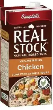 Coles Campbell's Real Stock Chicken offer